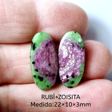 Cargar imagen en el visor de la galería, -RUBI+ZOISITA-
